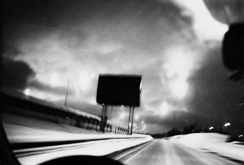 Black Sign on Motorway, from the series Stockholm Paradise